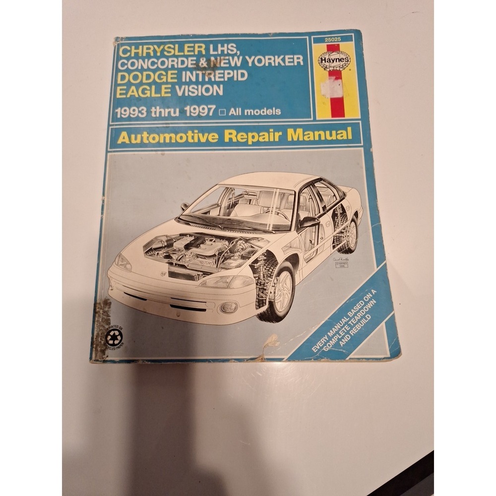 Haynes Repair Manual 25025 - LHS, Concorde, New Yorker, Intrepid, Vision 1993-97
